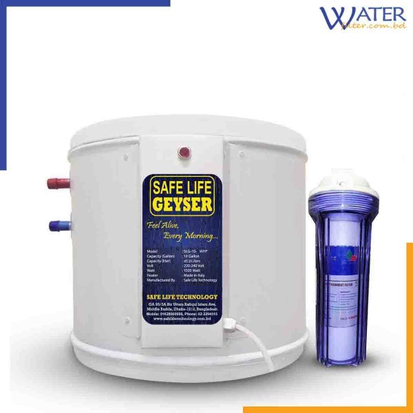 SLG-10-CWHF Safe Life Geyser 45 Liter Water Heater With Safety Filter