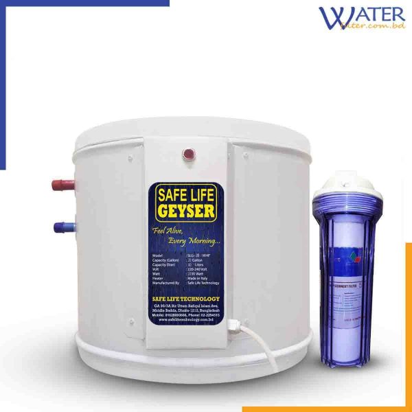 SLG-20-BWHF Safe Life Geyser 90 Liters Water Heater with Safety Filter