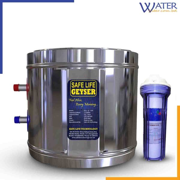 SLG-25-CSSF Safe Life Geyser 112 Liters Water Heater With Safety FilterFeatures of the SLG-25-CSSF Safe Life Geyser Safety filter The SLG-25-CSSF Safe Life Geyser comes with a safety filter that removes impurities and sediment from the water, ensuring that the water you use is clean and safe for your skin and health. The filter is easy to clean and maintain, making it a hassle-free addition to your water heater. Rustproof body The water tank of the SLG-25-CSSF Safe Life Geyser is made of rustproof material, ensuring that it lasts longer and does not corrode due to constant exposure to water. This feature also helps maintain the water quality, as rust and corrosion can contaminate the water and cause health issues. High-density insulation The SLG-25-CSSF Safe Life Geyser is built with high-density insulation that keeps the water hot for longer periods, reducing the need for frequent heating and saving energy and money in the long run. The insulation also prevents heat loss, ensuring that the water heater is energy-efficient and cost-effective. Digital display The digital display on the SLG-25-CSSF Safe Life Geyser allows you to monitor and control the temperature of the water, ensuring that it is just right for your needs. The display also shows the remaining hot water in the tank, giving you an idea of how much hot water is left for your use. Energy efficiency The Safe Life Geyser SLG-25-CSSF 112.5 Liters Water Heater With Safety Filter is designed to be energy-efficient, consuming less power and reducing your electricity bill. This water heater is certified by the Pakistan Standards and Quality Control Authority (PSQCA) for its energy efficiency, making it a reliable and cost-effective choice. Benefits of the SLG-25-CSSF Safe Life Geyser Safe and reliable The SLG-25-CSSF Safe Life Geyser is equipped with safety features that ensure your safety and protection. The safety filter removes impurities from the water, ensuring that it is clean and safe for use. The rustproof body ensures that the water heater lasts longer and does not corrode, reducing the risk of accidents and malfunctions. Saves energy and money The SLG-25-CSSF Safe Life Geyser is designed to be energy-efficient, reducing your electricity bill and saving you money in the long run. The high-density insulation keeps the water hot for longer periods, reducing the need for frequent heating and saving energy.